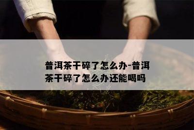 普洱茶干碎了怎么办-普洱茶干碎了怎么办还能喝吗