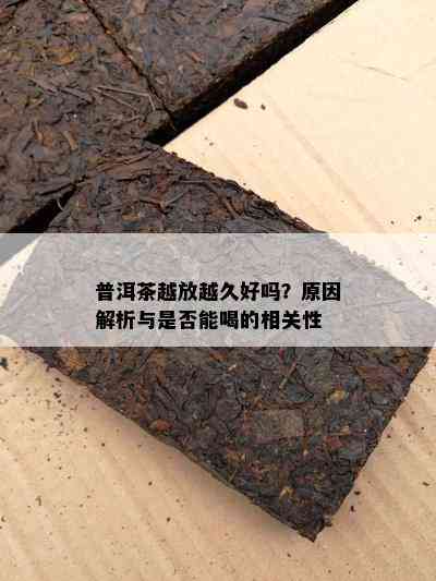 普洱茶越放越久好吗？原因解析与是否能喝的相关性