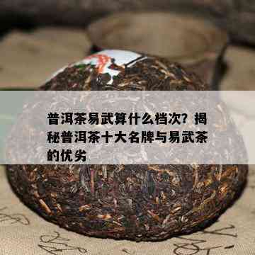 普洱茶易武算什么档次？揭秘普洱茶十大名牌与易武茶的优劣