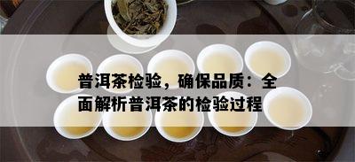 普洱茶检验，确保品质：全面解析普洱茶的检验过程