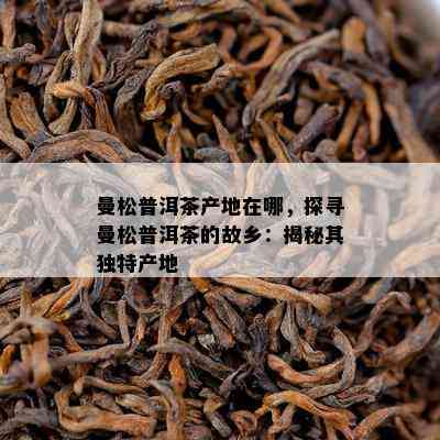 曼松普洱茶产地在哪，探寻曼松普洱茶的故乡：揭秘其独特产地