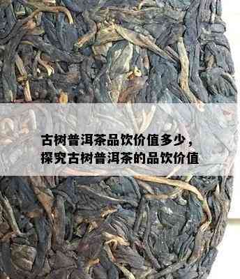 古树普洱茶品饮价值多少，探究古树普洱茶的品饮价值