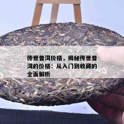 传世普洱价格，揭秘传世普洱的价格：从入门到收藏的全面解析