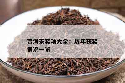 普洱茶奖项大全：历年获奖情况一览