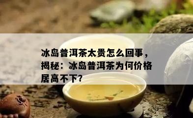 冰岛普洱茶太贵怎么回事，揭秘：冰岛普洱茶为何价格居高不下？