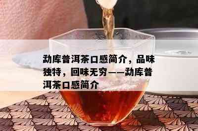 勐库普洱茶口感简介，品味特别，回味无穷——勐库普洱茶口感简介