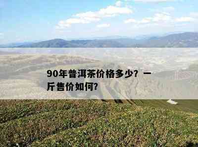 90年普洱茶价格多少？一斤售价如何？