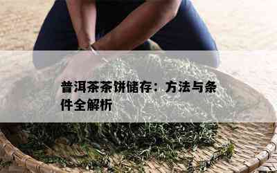 普洱茶茶饼储存：方法与条件全解析