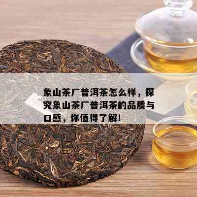 象山茶厂普洱茶怎么样，探究象山茶厂普洱茶的品质与口感，你值得熟悉！