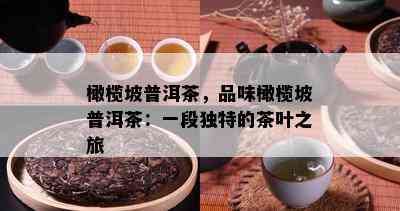 橄榄坡普洱茶，品味橄榄坡普洱茶：一段特别的茶叶之旅