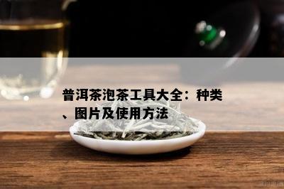 普洱茶泡茶工具大全：种类、图片及使用方法