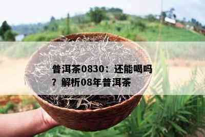 普洱茶0830：还能喝吗？解析08年普洱茶