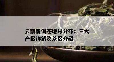 云南普洱茶地域分布：三大产区详解及茶区介绍