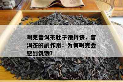 喝完普洱茶肚子饿得快，普洱茶的副作用：为何喝完会感到饥饿？