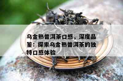 乌金熟普洱茶口感，深度品鉴：探索乌金熟普洱茶的特别口感体验