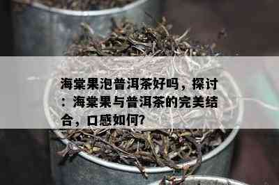 海棠果泡普洱茶好吗，探讨：海棠果与普洱茶的完美结合，口感怎样？