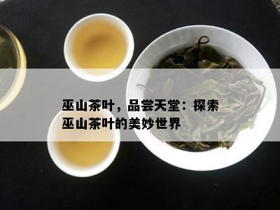 巫山茶叶，品尝天堂：探索巫山茶叶的美妙世界