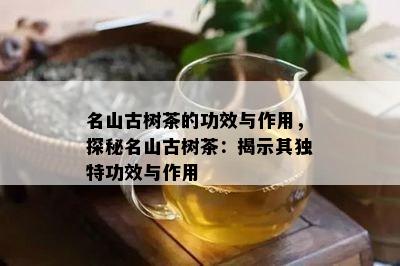 名山古树茶的功效与作用，探秘名山古树茶：揭示其特别功效与作用