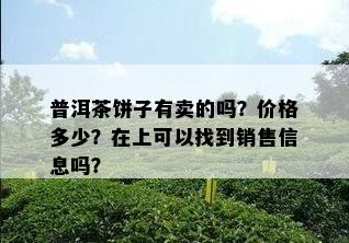 普洱茶饼子有卖的吗？价格多少？在上可以找到销售信息吗？