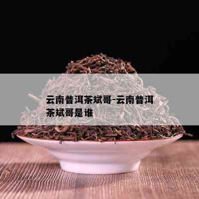 云南普洱茶斌哥-云南普洱茶斌哥是谁