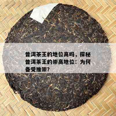 普洱茶王的地位高吗，探秘普洱茶王的崇高地位：为何备受推崇？