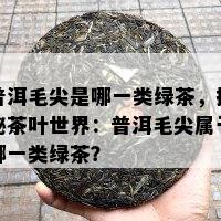 普洱毛尖是哪一类绿茶，揭秘茶叶世界：普洱毛尖属于哪一类绿茶？