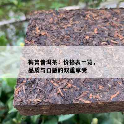 梅箐普洱茶：价格表一览，品质与口感的双重享受