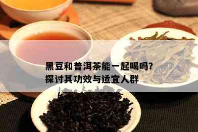 黑豆和普洱茶能一起喝吗？探讨其功效与适宜人群