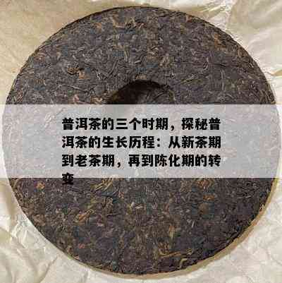 普洱茶的三个时期，探秘普洱茶的生长历程：从新茶期到老茶期，再到陈化期的转变