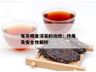 每天喝普洱茶的功效：作用及安全性解析