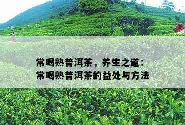 常喝熟普洱茶，养生之道：常喝熟普洱茶的益处与方法