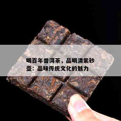 喝百年普洱茶，品明清紫砂壶：品味传统文化的魅力