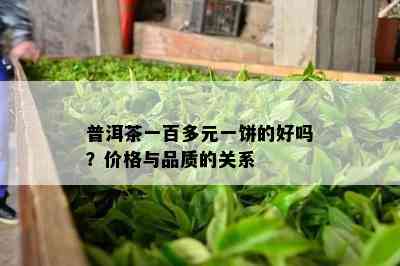 普洱茶一百多元一饼的好吗？价格与品质的关系