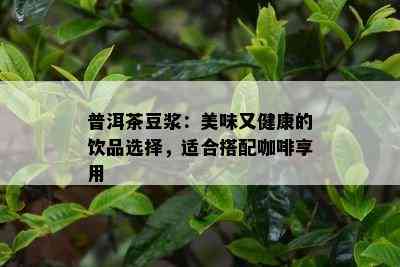 普洱茶豆浆：美味又健康的饮品选择，适合搭配咖啡享用