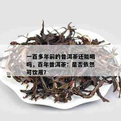 一百多年前的普洱茶还能喝吗，百年普洱茶：是否依然可饮用？