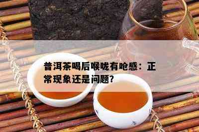 普洱茶喝后喉咙有呛感：正常现象还是问题？