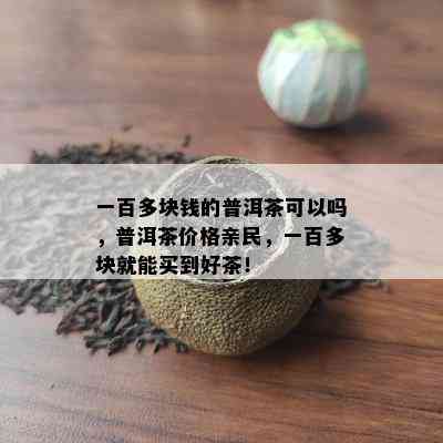 一百多块钱的普洱茶可以吗，普洱茶价格亲民，一百多块就能买到好茶！