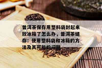 普洱茶保存用塑料袋封起来放冰箱了怎么办，普洱茶储存：使用塑料袋和冰箱的方法及其可能的问题