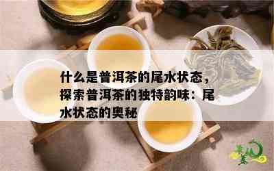 什么是普洱茶的尾水状态，探索普洱茶的独特韵味：尾水状态的奥秘