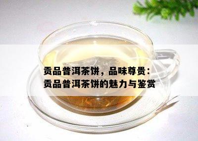 贡品普洱茶饼，品味尊贵：贡品普洱茶饼的魅力与鉴赏