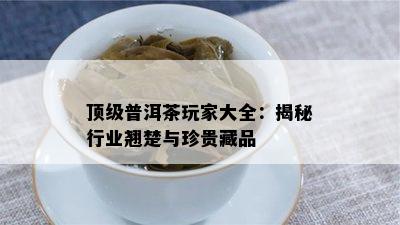 顶级普洱茶玩家大全：揭秘行业翘楚与珍贵藏品