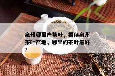 泉州哪里产茶叶，揭秘泉州茶叶产地，哪里的茶叶更好？