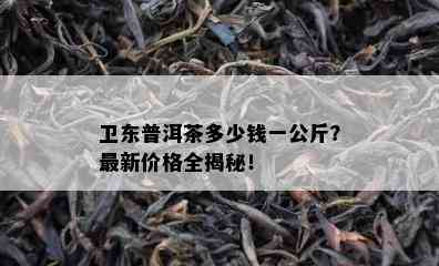 卫东普洱茶多少钱一公斤？最新价格全揭秘！