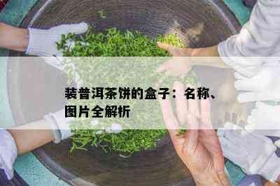 装普洱茶饼的盒子：名称、图片全解析