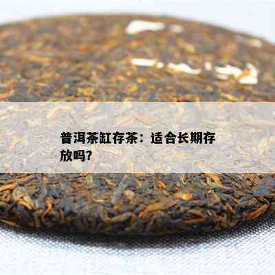 普洱茶缸存茶：适合长期存放吗？