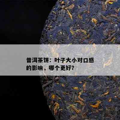 普洱茶饼：叶子大小对口感的影响，哪个更好？