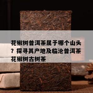 花椒树普洱茶属于哪个山头？探寻其产地及临沧普洱茶花椒树古树茶