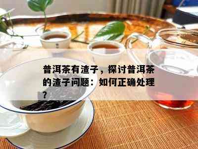 普洱茶有渣子，探讨普洱茶的渣子问题：如何正确处理？