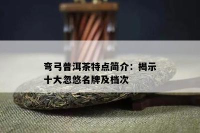 弯弓普洱茶特点简介：揭示十大忽悠名牌及档次