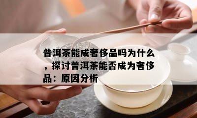 普洱茶能成奢侈品吗为什么，探讨普洱茶能否成为奢侈品：起因分析